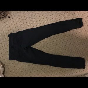 Black skinny jeans with holes